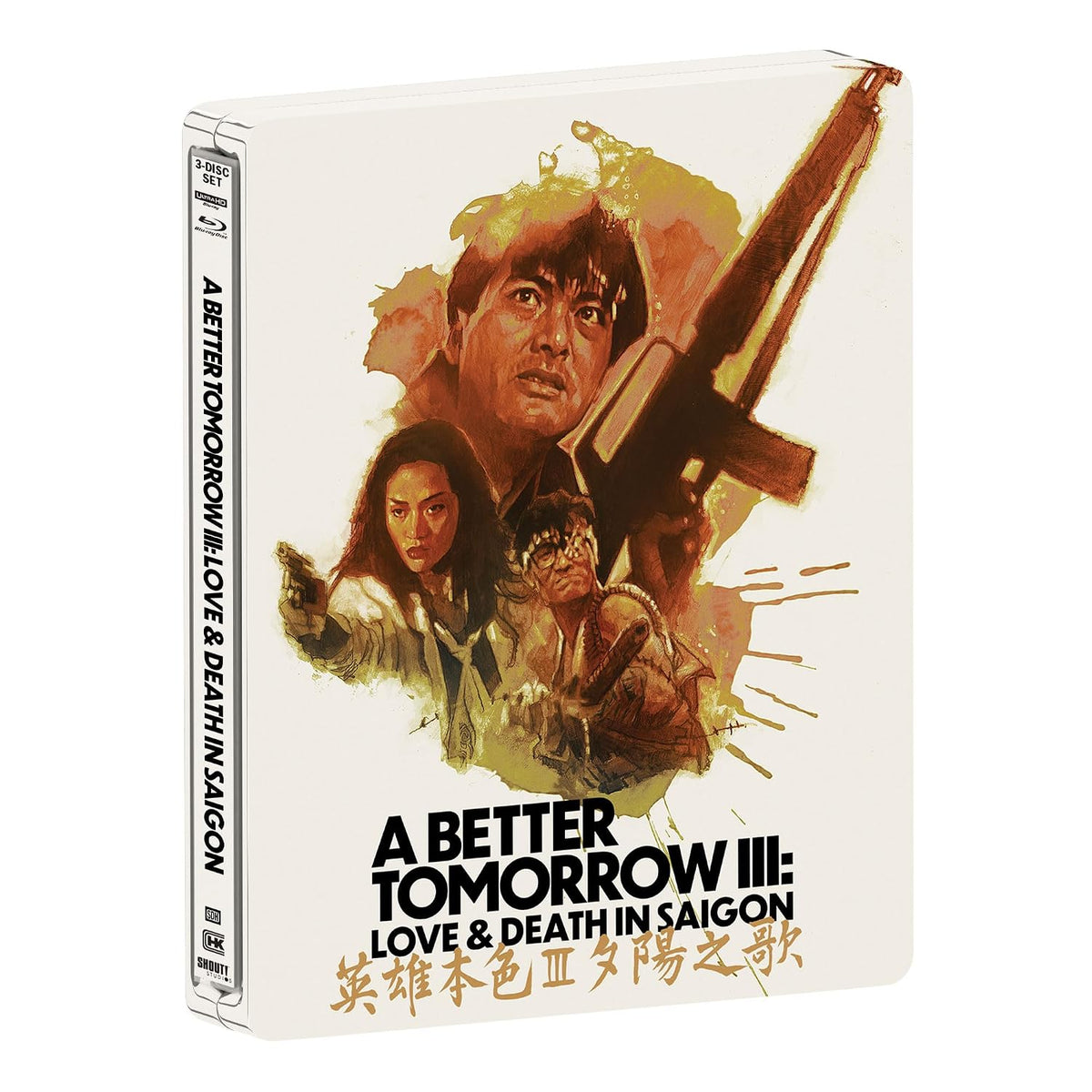 A Better Tomorrow III: Love & Death In Saigon (4K UHD, LE Steelbook, Shout Factory)