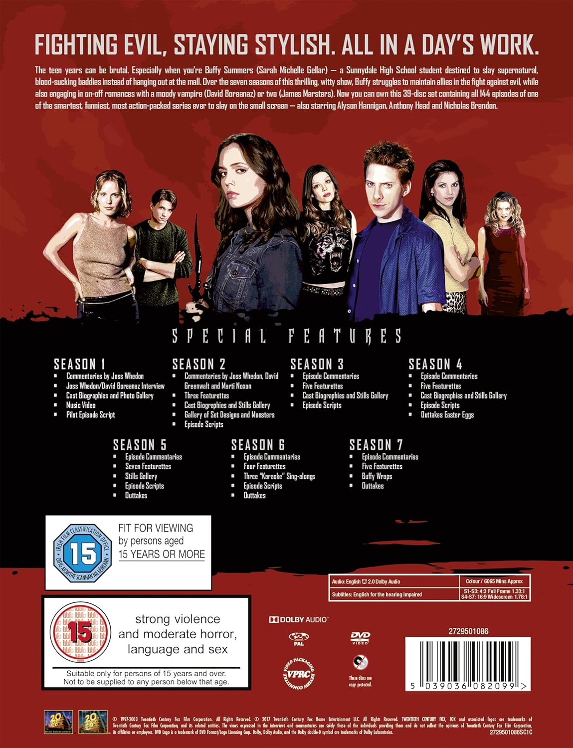 Buffy the Vampire Slayer: The Complete Series (DVD, Region B)