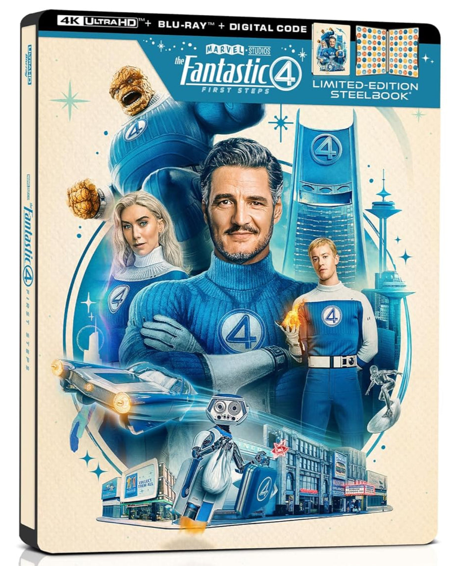 The Fantastic Four: First Steps (4K UHD, Limited Edition Steelbook)