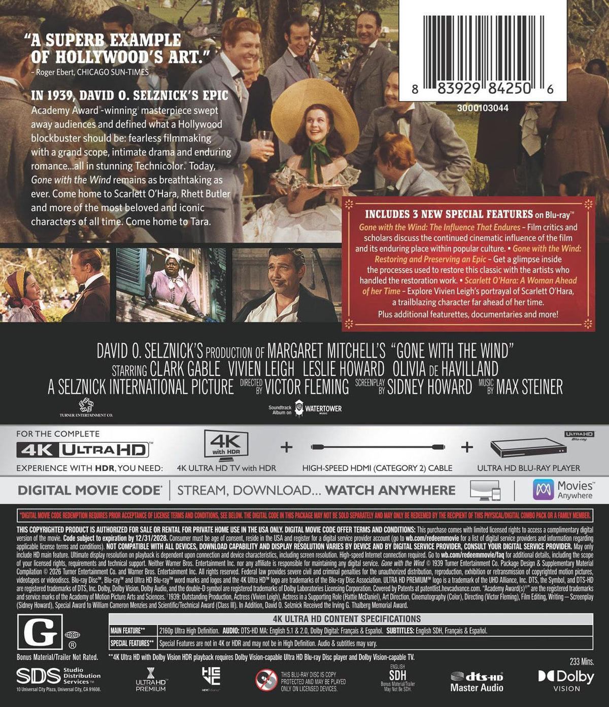Gone with the Wind (4K UHD)
