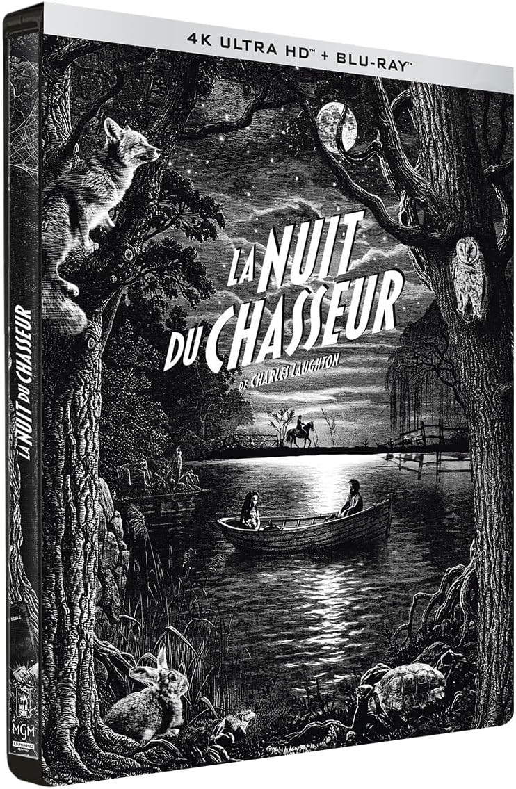 The Night of the Hunter (La Nuit du Chasseur) (4K UHD, Limited French Steelbook, Region Free/B)