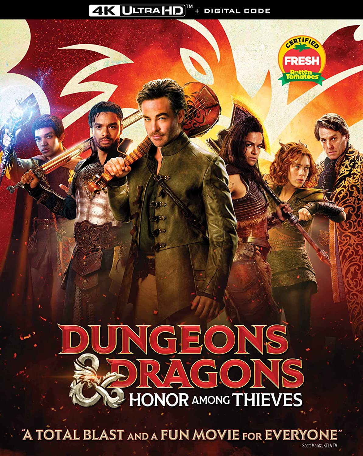 Dungeons & Dragons: Honor Among Thieves (4K UHD) w/SLIP