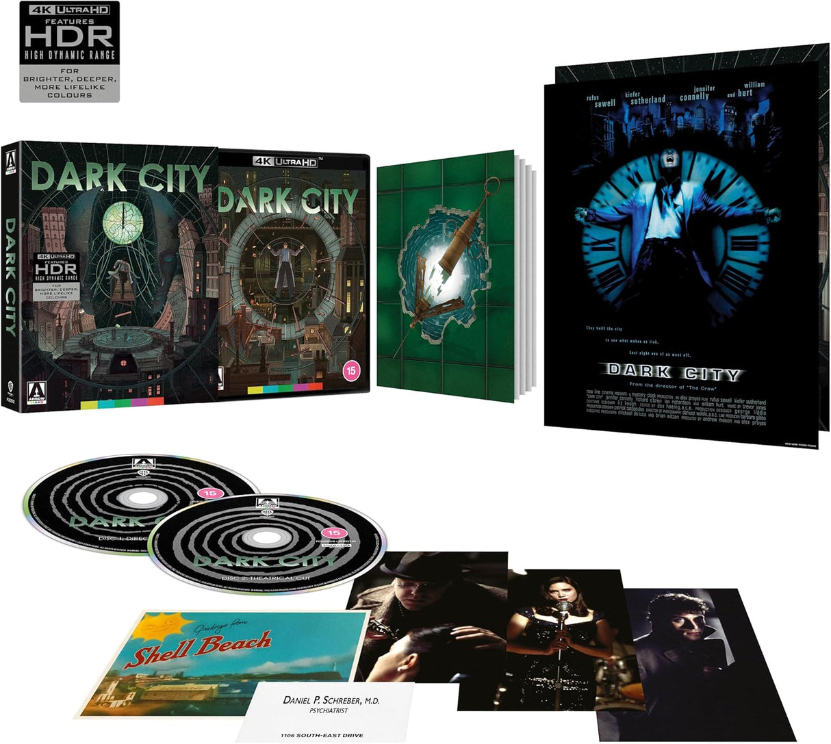 Dark City (4K UHD, Arrow UK Limited Edition, Region Free/B)