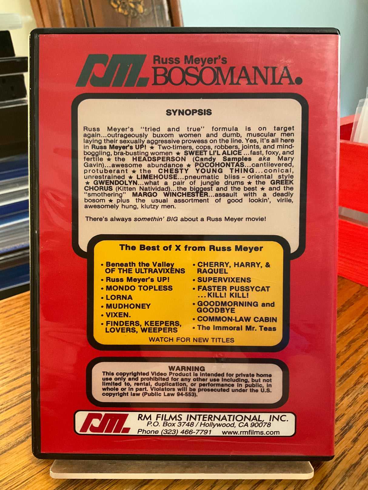 Russ Meyer's Up! (DVD) USED