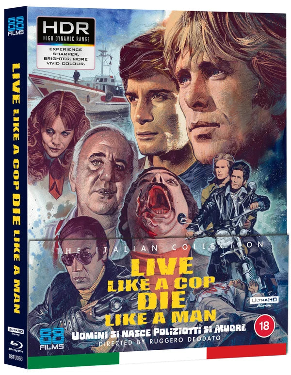 Live Like a Cop, Die Like a Man (4K UHD, 88 Films Limited Edition, Region Free/B)