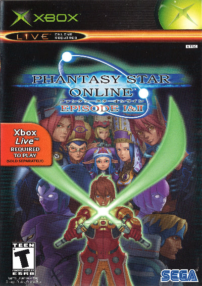 Phantasy Star Online Episode I & II XBOX Original USED