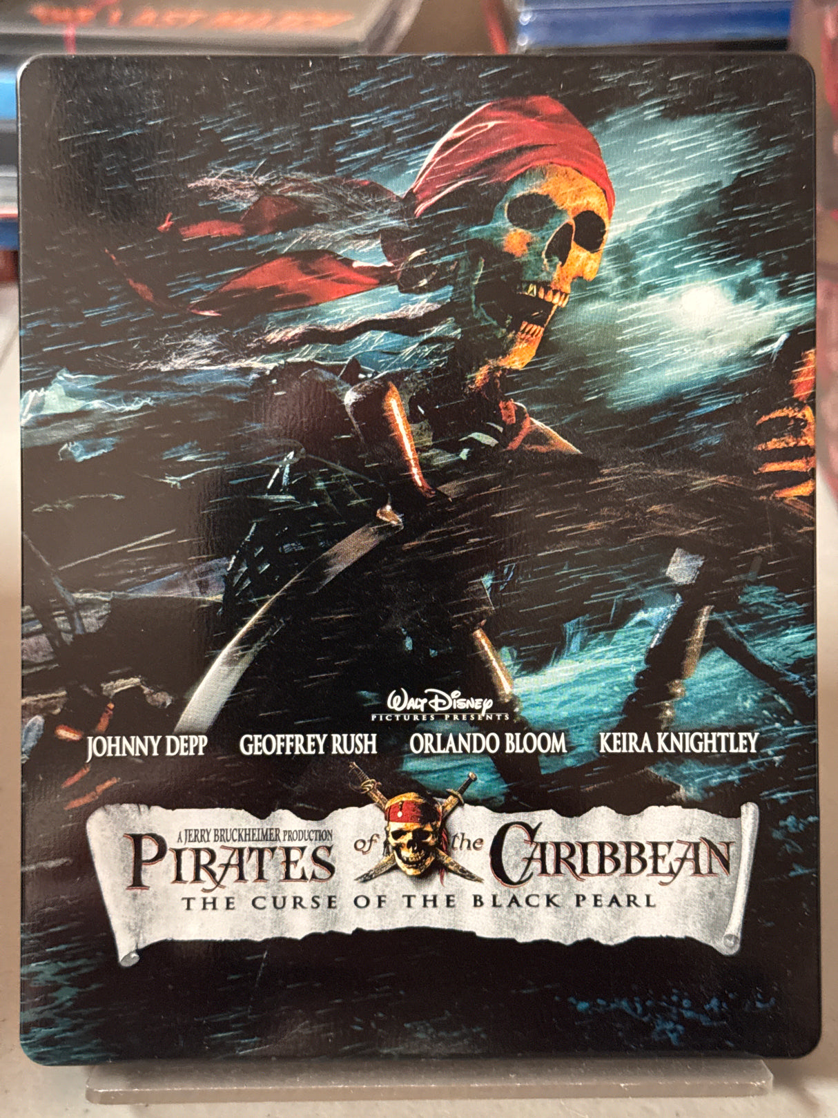 Pirates of the Caribbean: The Curse of the Black Pearl (Blu-Ray, Steelbook) USED