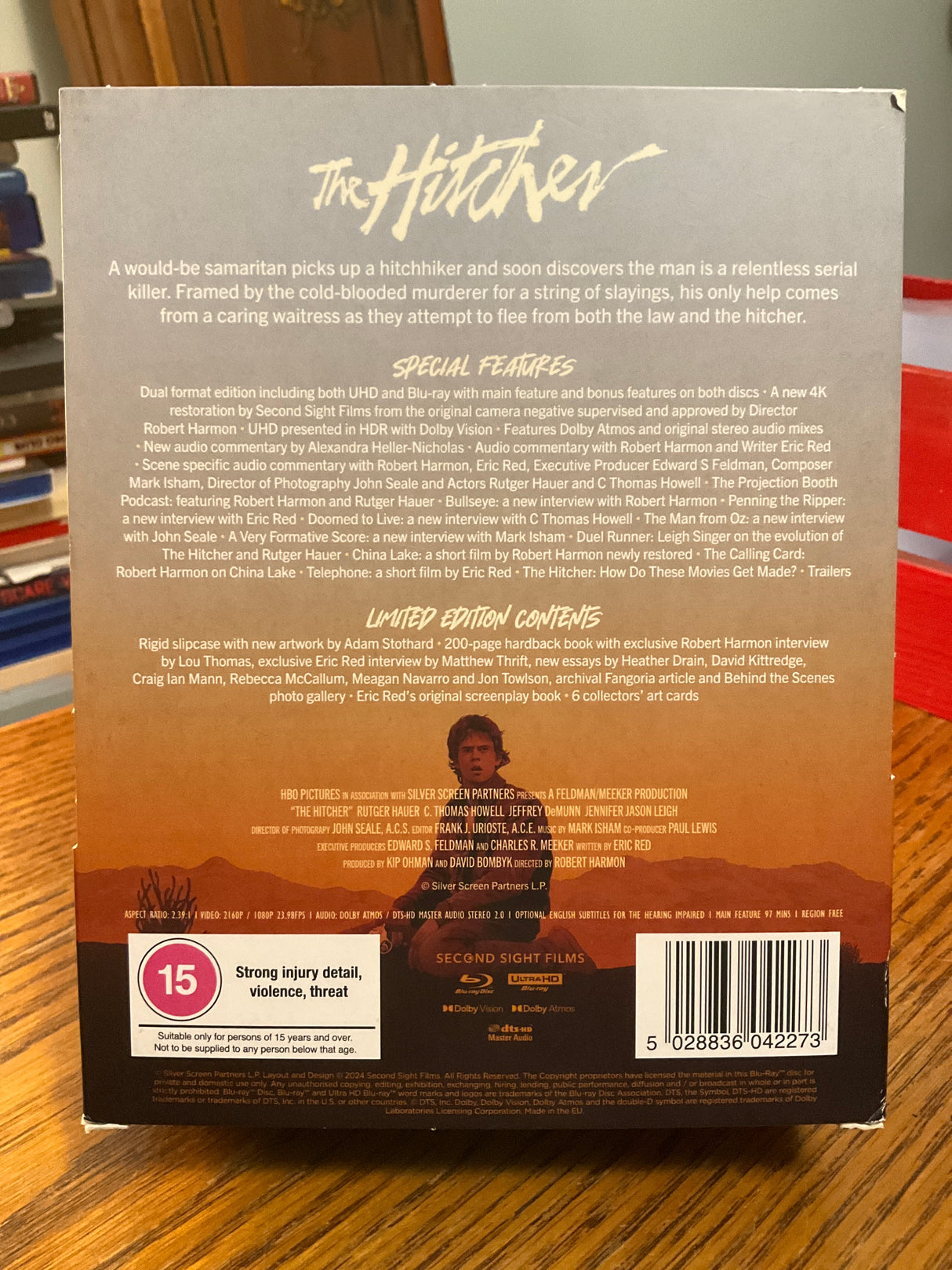 The Hitcher (4K UHD, Limited Edition, Region Free) USED