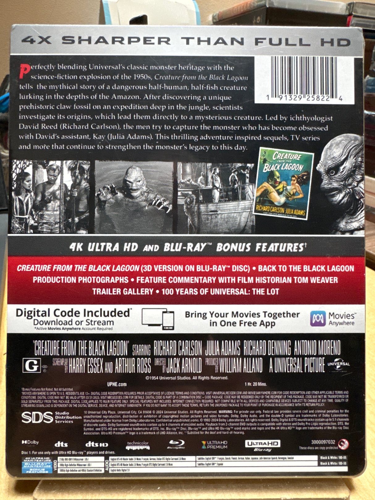The Creature from the Black Lagoon (4K UHD, Steelbook)