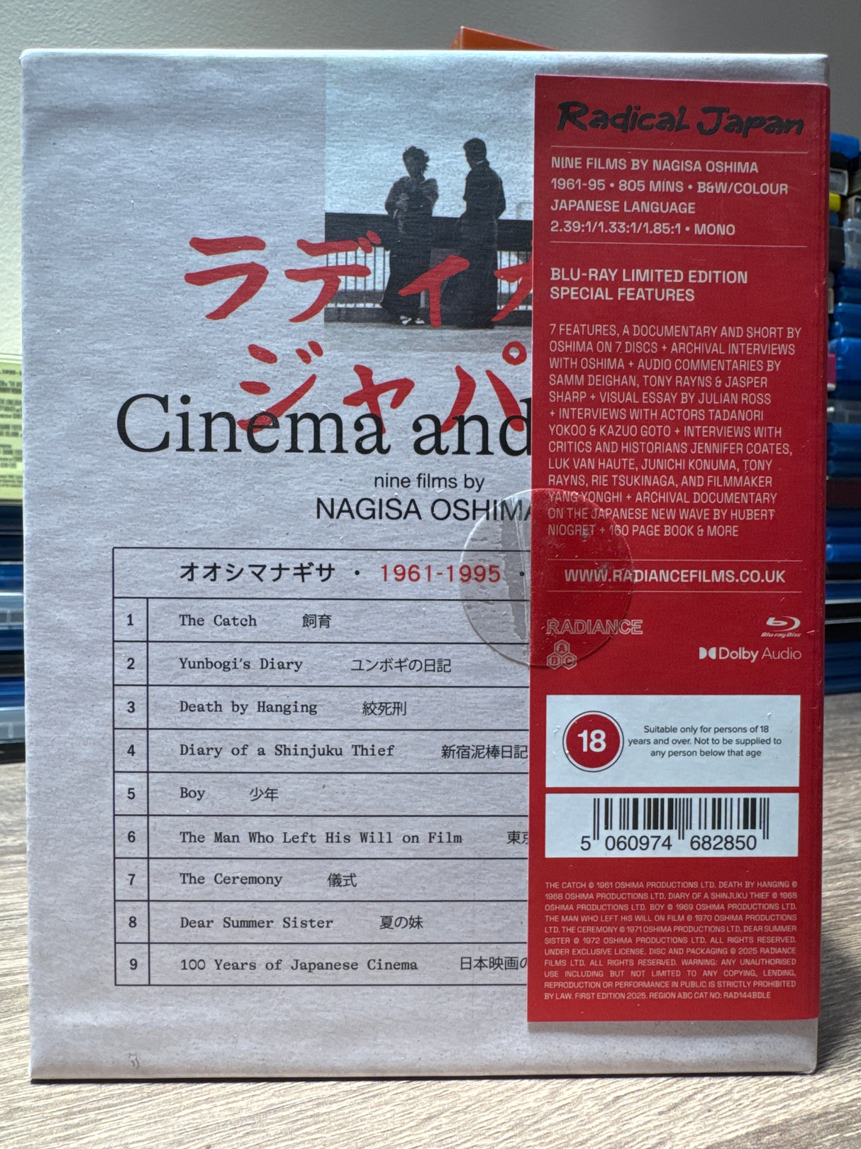 Radical Japan: Cinema and State - Nine Films by Nagisa Oshima (Limited Edition, Region Free) USED