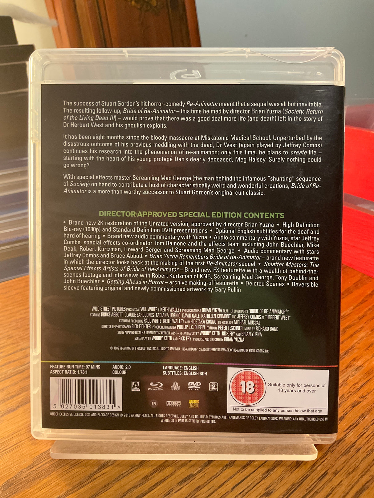 Bride of Re-Animator (Region B) USED