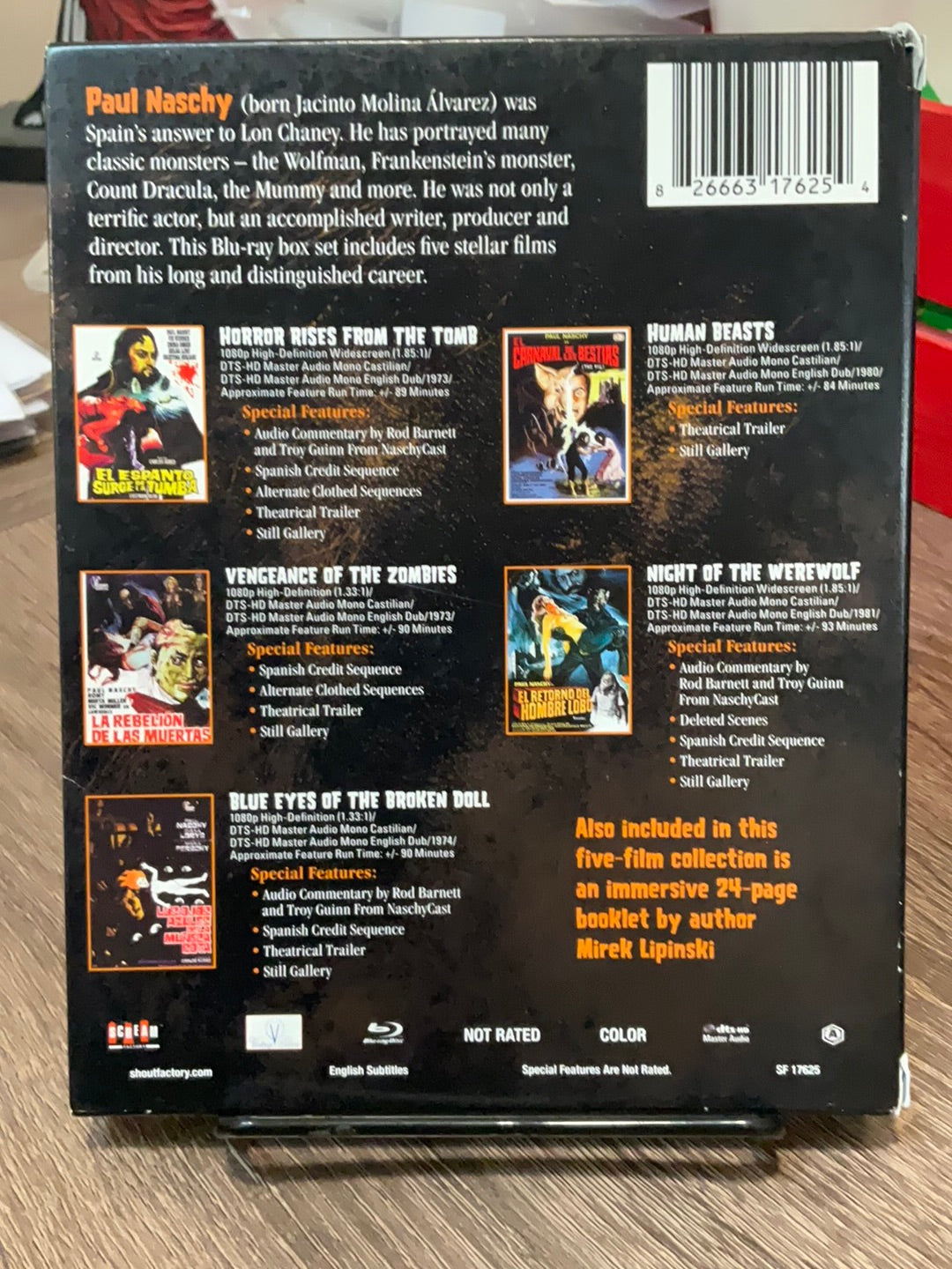 The Paul Naschy Collection w/SLIPCASE USED