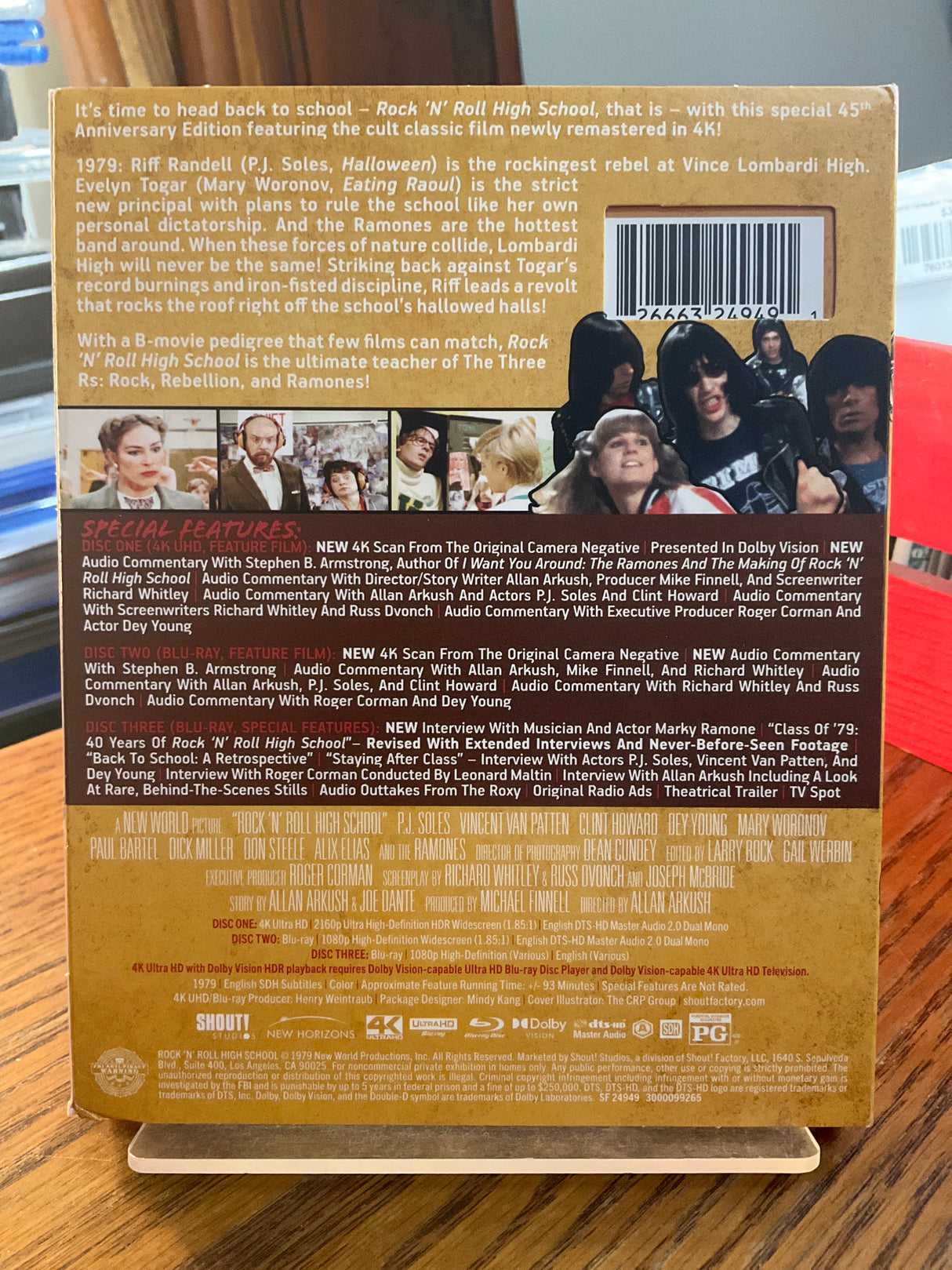 Rock 'n' Roll High School (4K UHD) w/SLIP USED