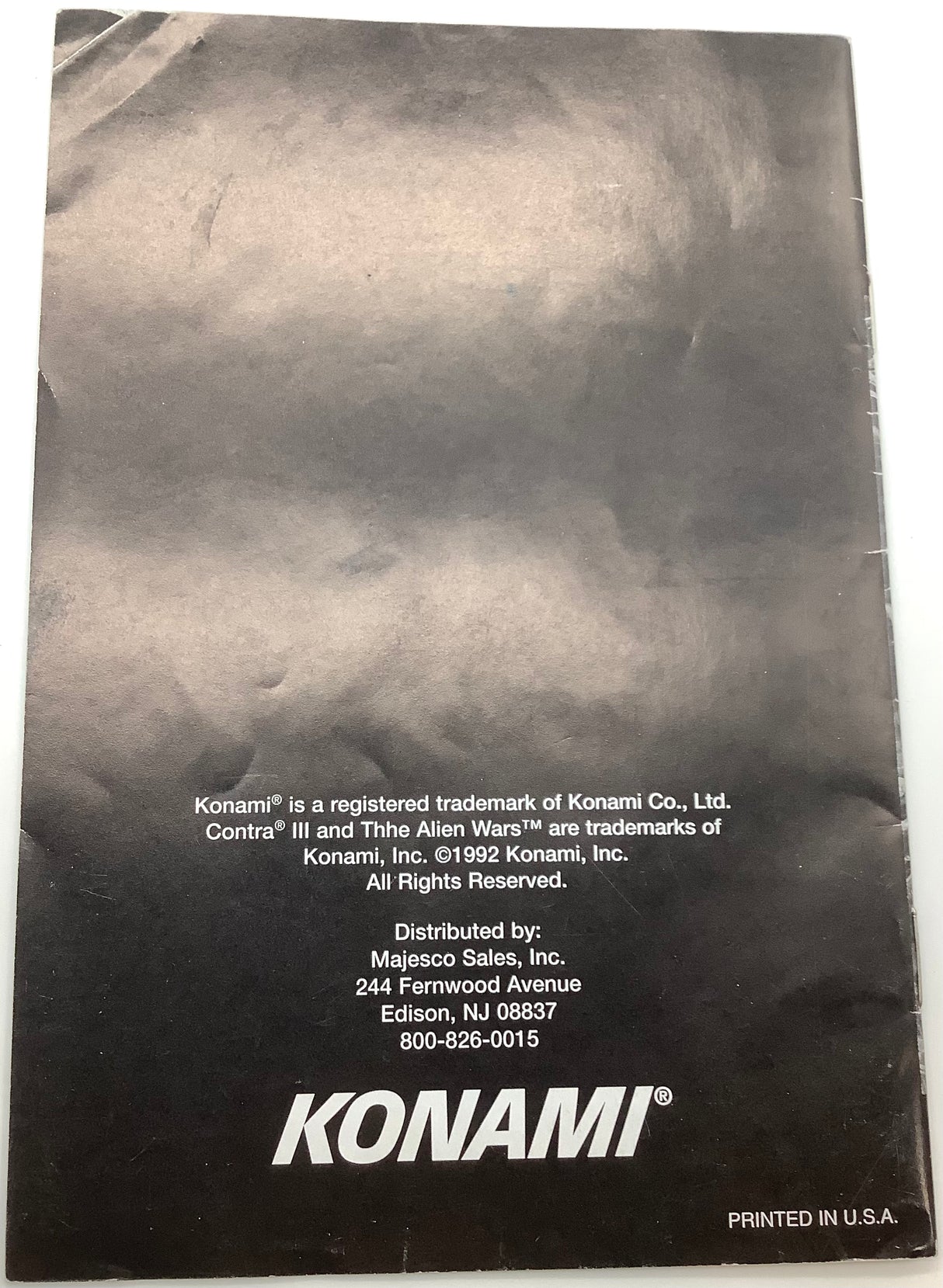 Contra III The Alien Wars Super Nintendo USED