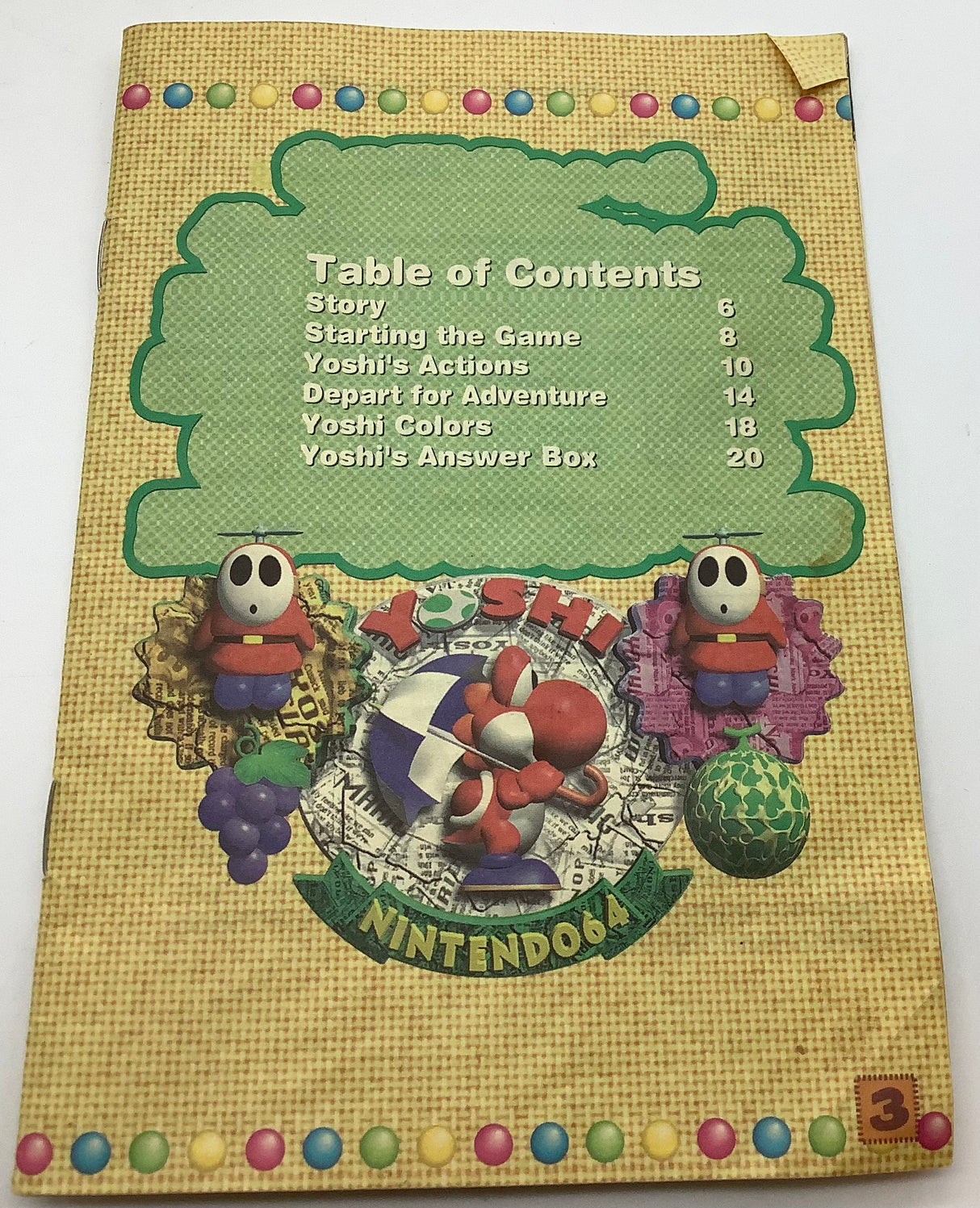 Yoshi's Story Nintendo 64 USED *SEE NOTE