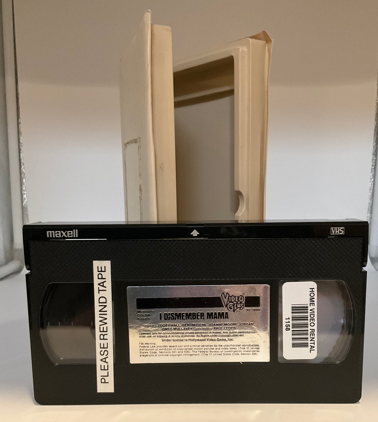 I Dismember Mama AKA Poor Albert & Little Annie (Big Box) VHS