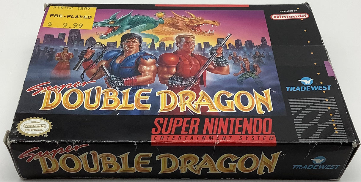 Super Double Dragon Super Nintendo USED