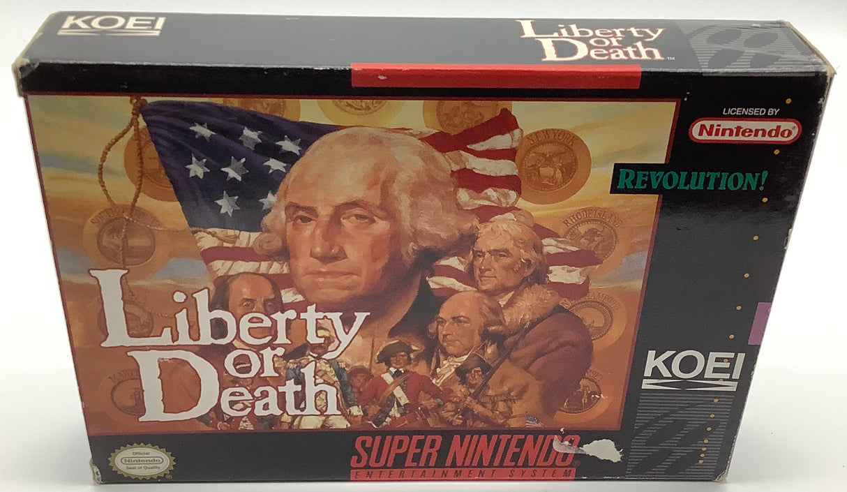 Liberty or Death Super Nintendo USED