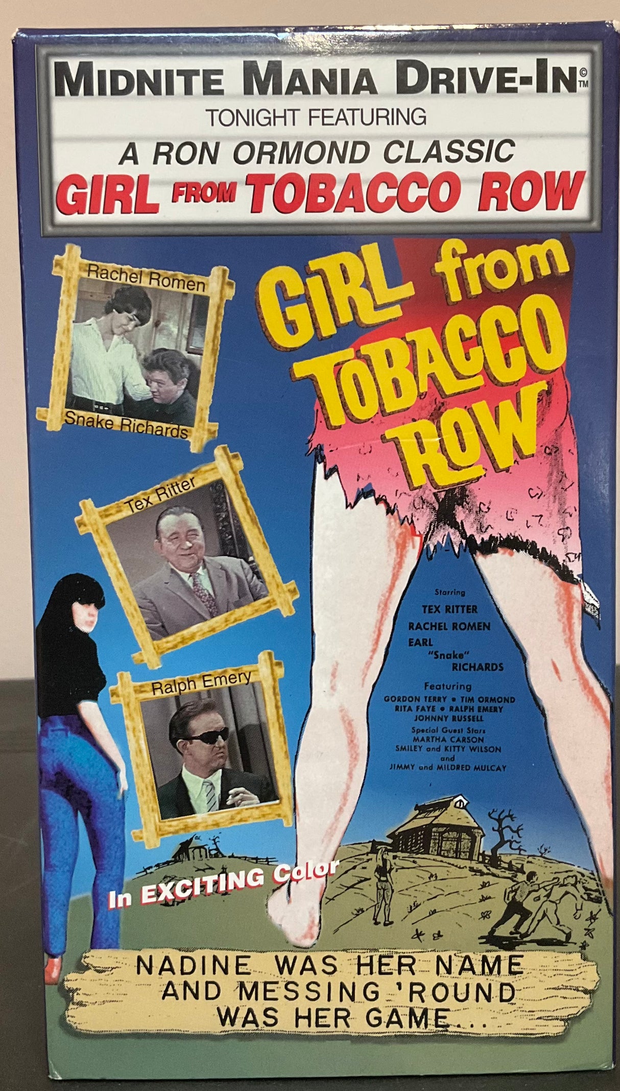 Midnite Mania Drive-In: Girl From Tobacco Row VHS