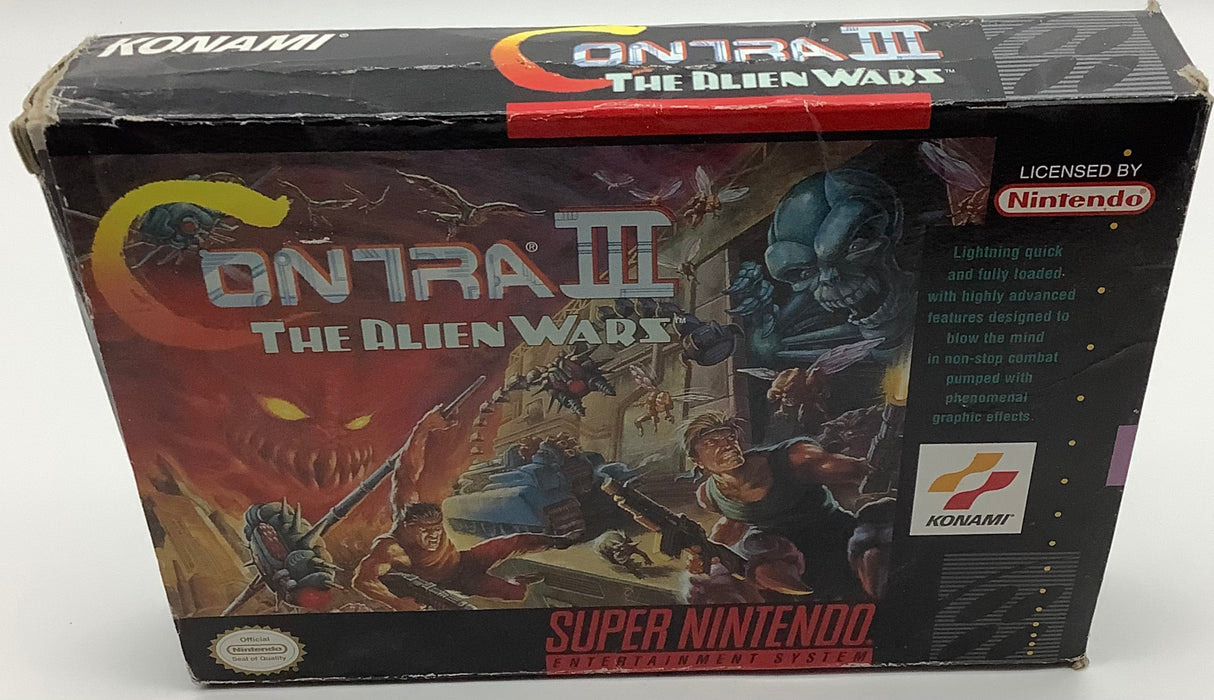 Contra III The Alien Wars Super Nintendo USED