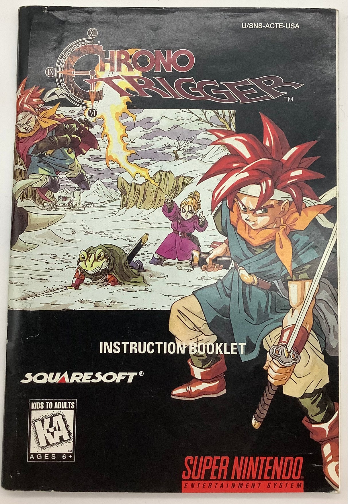 Chrono Trigger Super Nintendo USED *SEE NOTES*