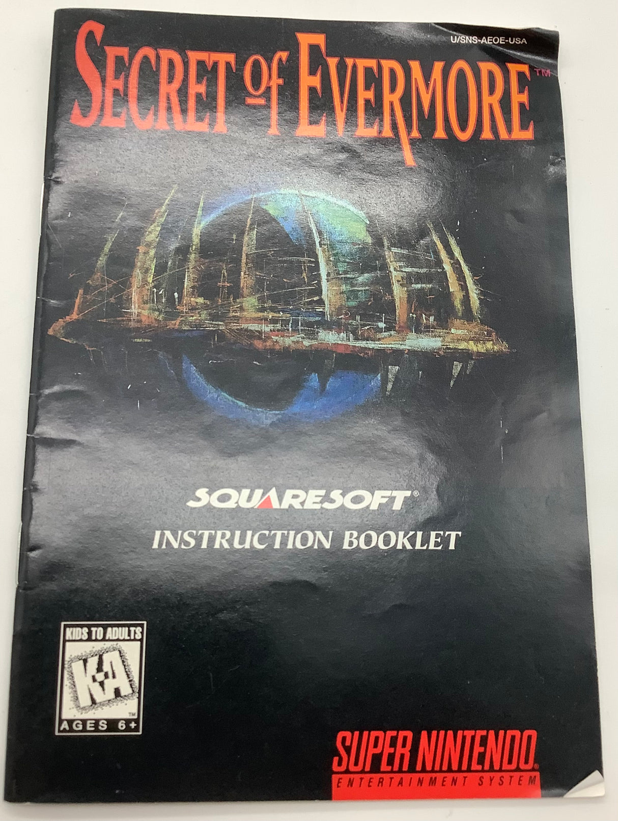 Secret of Evermore Super Nintendo USED