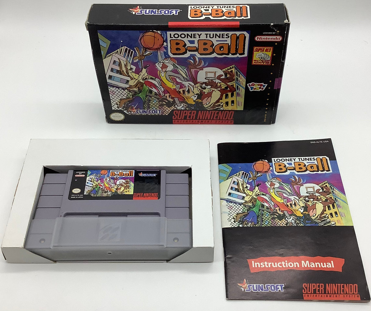 Looney Tunes B-Ball Super Nintendo USED