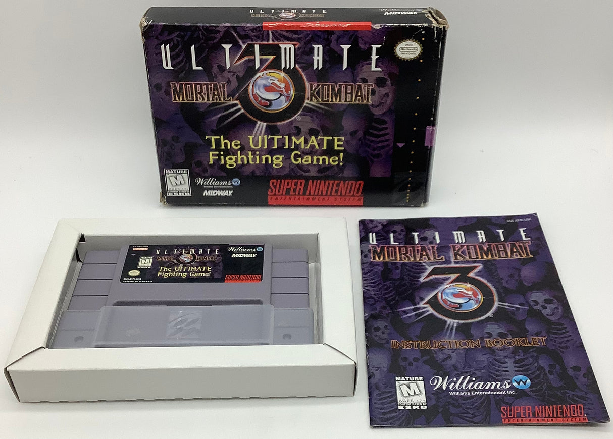 Ultimate Mortal Kombat 3 Super Nintendo USED