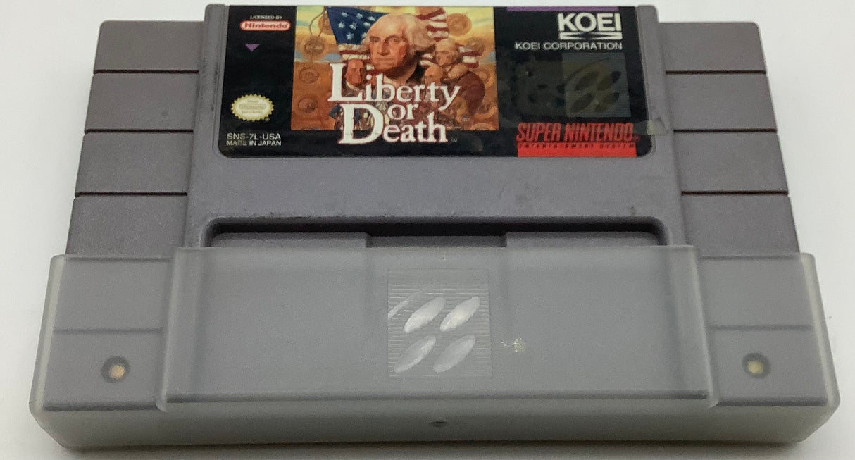 Liberty or Death Super Nintendo USED