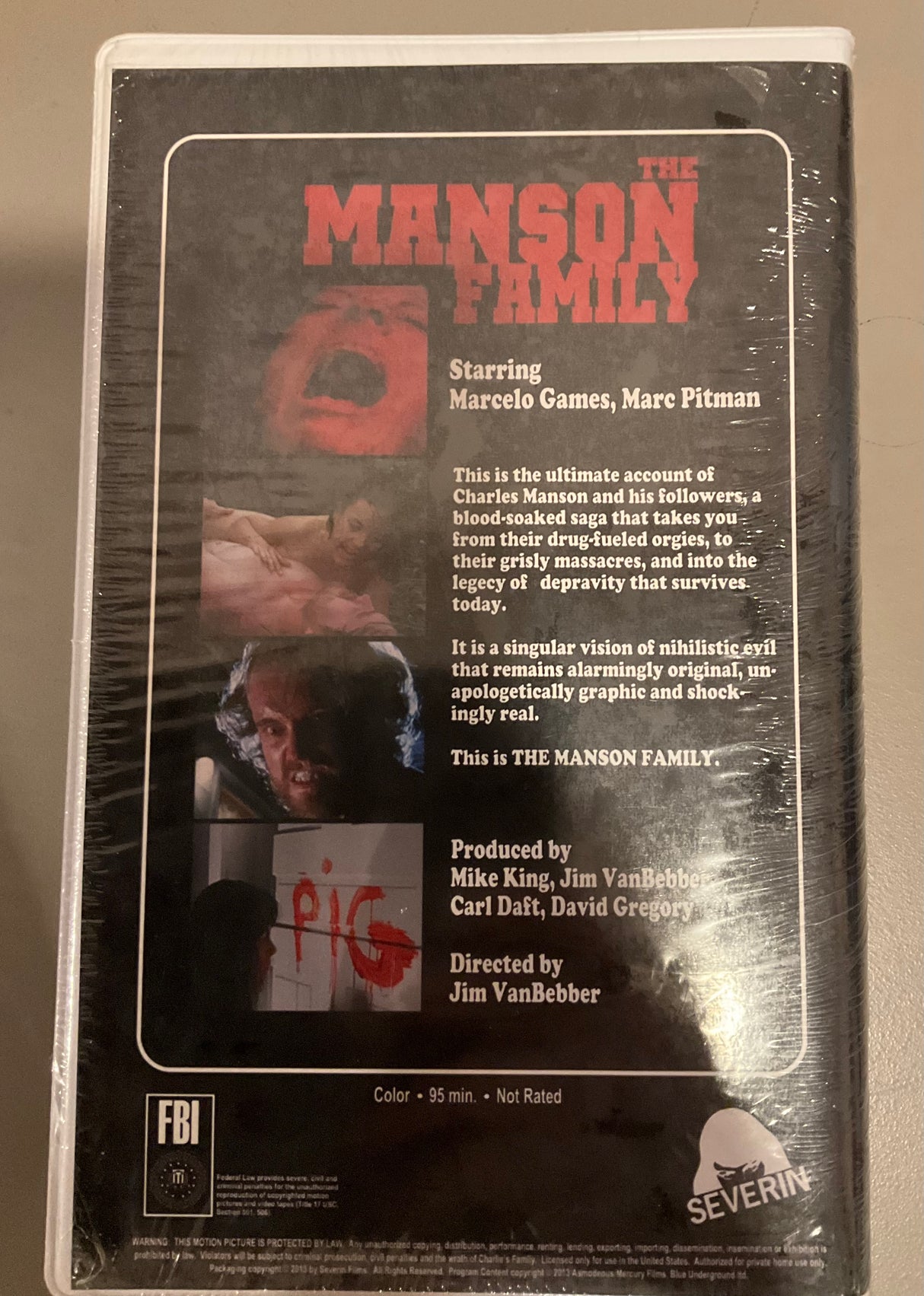 The Manson Family VHS SEALED