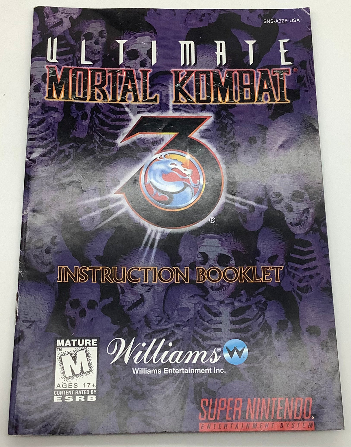 Ultimate Mortal Kombat 3 Super Nintendo USED