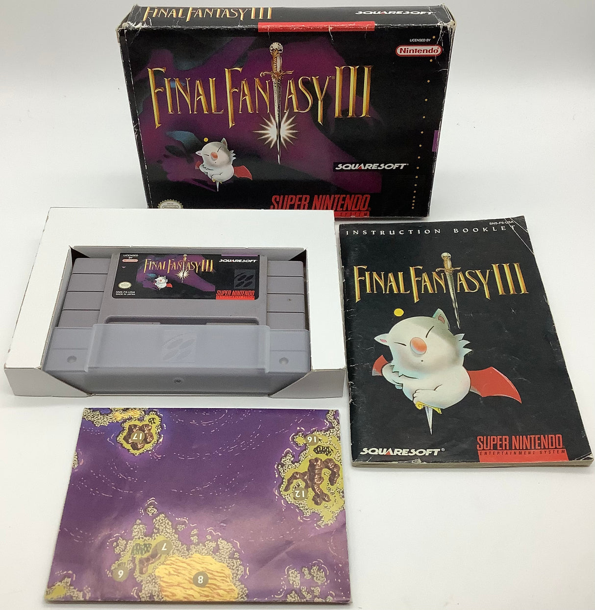 Final Fantasy III Super Nintendo USED *SEE NOTES*