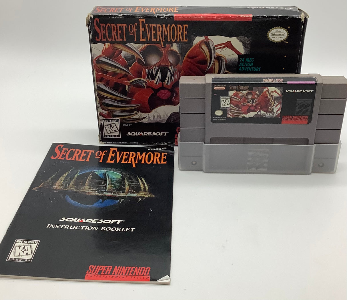 Secret of Evermore Super Nintendo USED
