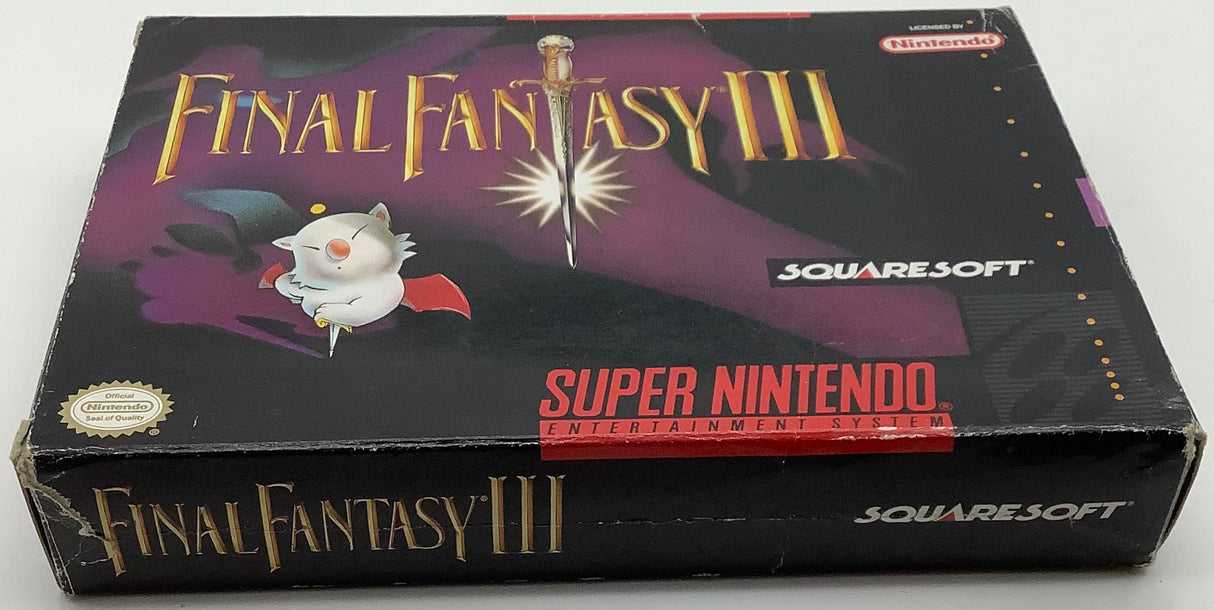 Final Fantasy III Super Nintendo USED *SEE NOTES*