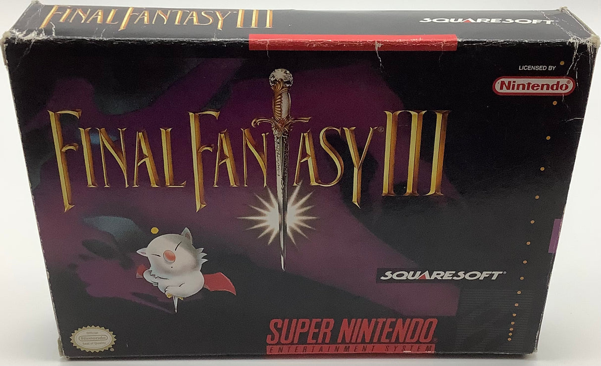 Final Fantasy III Super Nintendo USED *SEE NOTES*