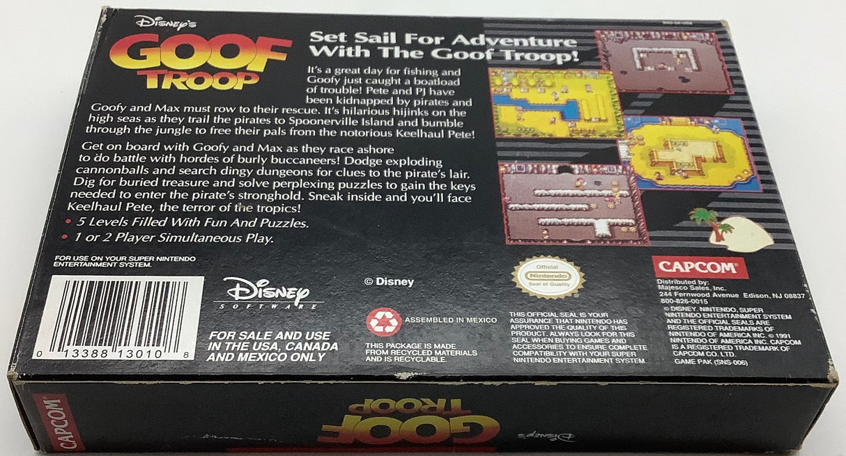 Goof Troop Super Nintendo USED