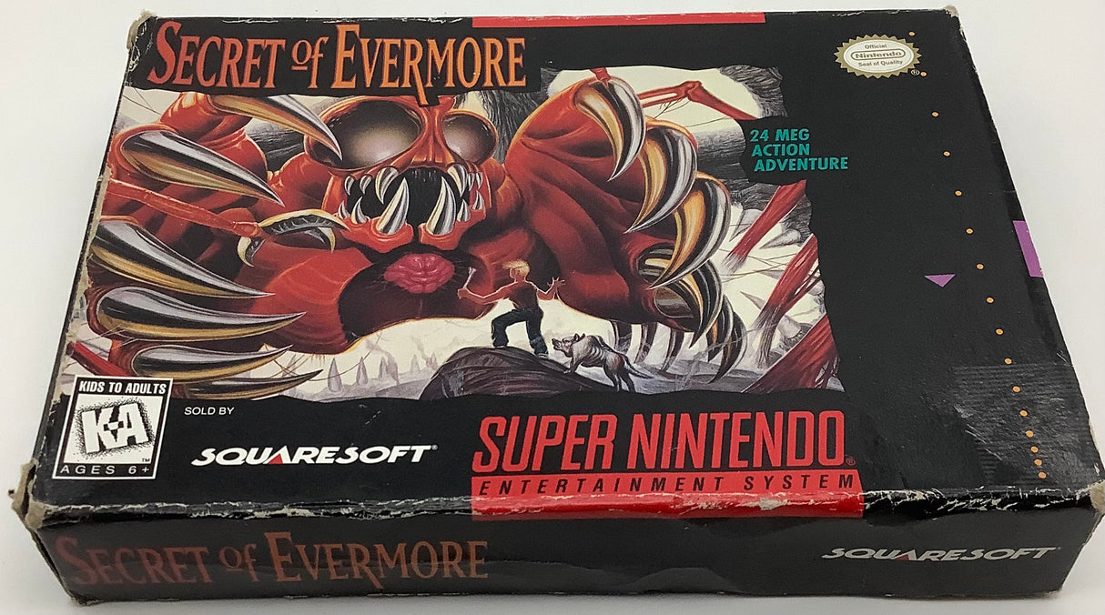 Secret of Evermore Super Nintendo USED
