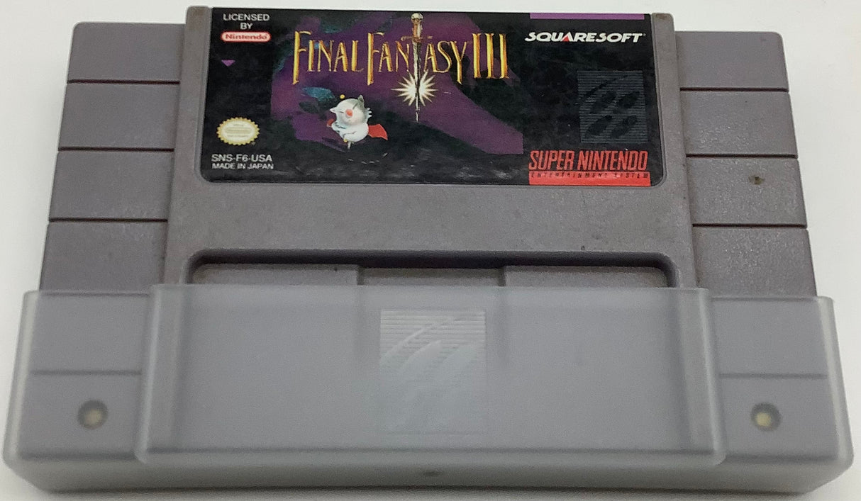 Final Fantasy III Super Nintendo USED *SEE NOTES*