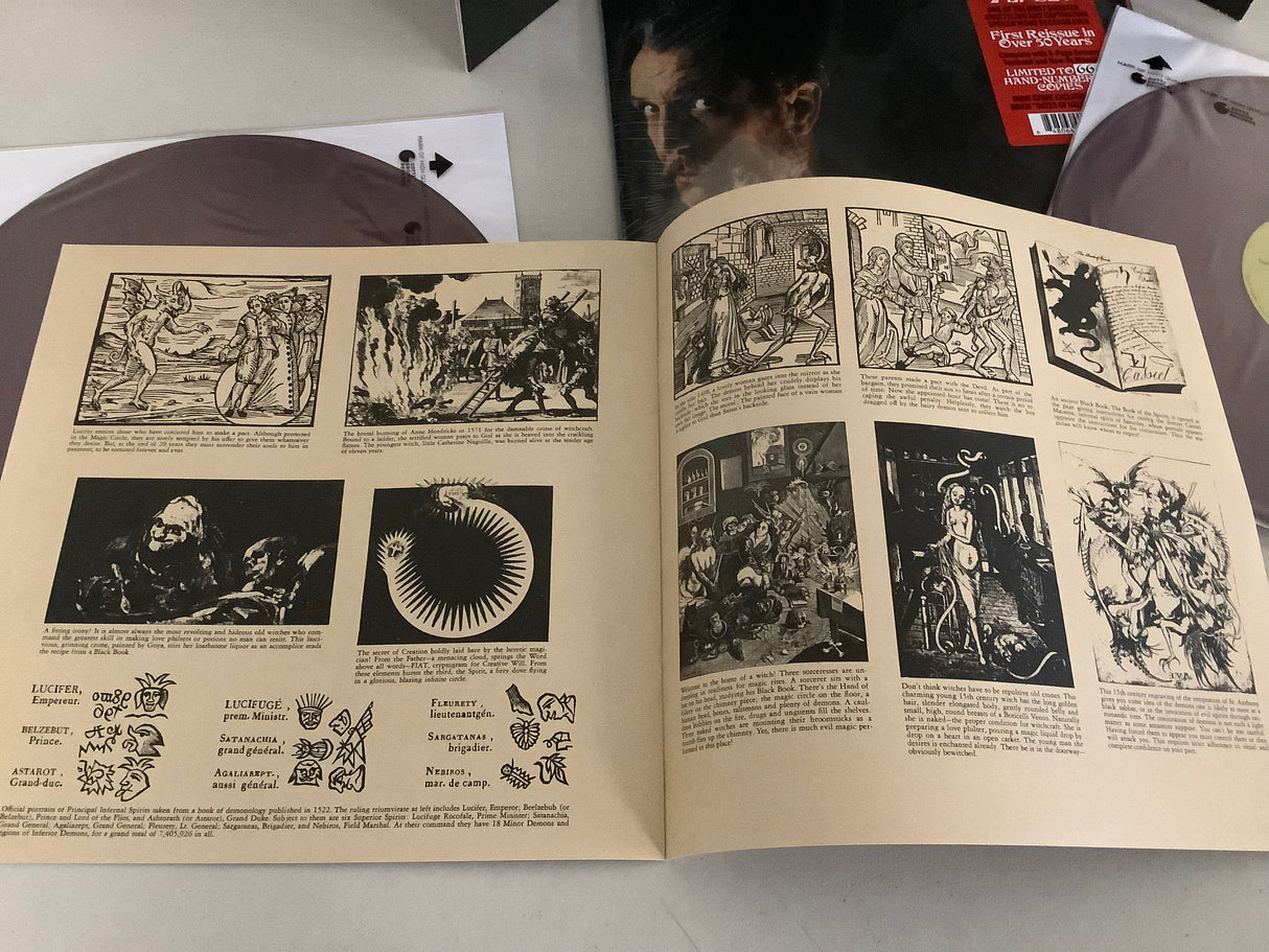 Vincent Price: Witchcraft - Magic: An Adventure in Demonology (2-LP Set, Black & Brick "Gates of Hell" Vinyl, Hand Numbered, Limited to 666 Copies) *one per customer