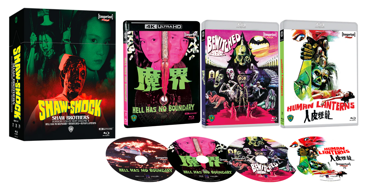 Shaw-Shock: Shaw Brothers Horror Collection – Volume 4 (4K UHD/Blu-ray, Limited Edition, Region Free)