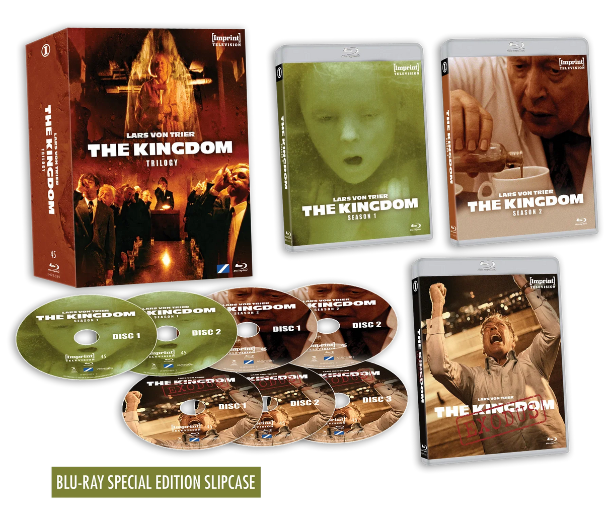 Lars von Trier's The Kingdom Trilogy (Blu-ray, Imprint Limited Edition, Region Free)