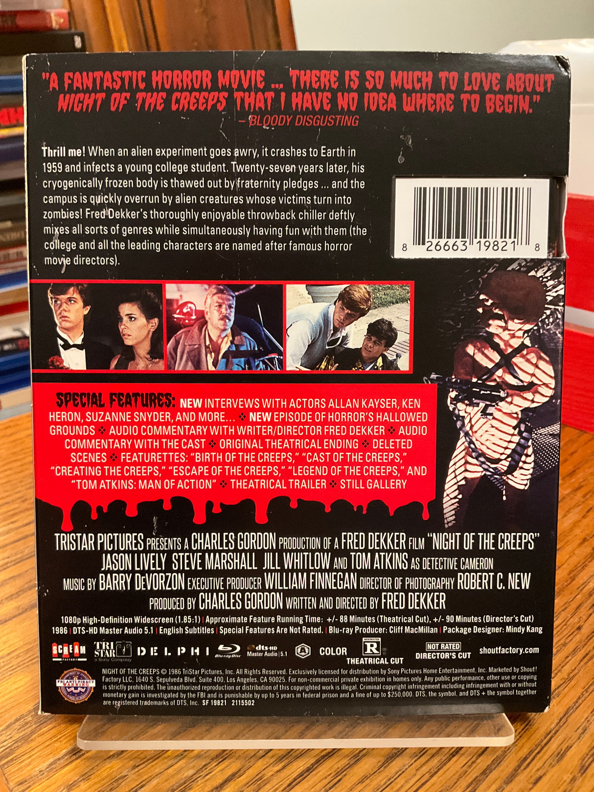 Night Of The Creeps (Collector's Edition) w/SLIP USED