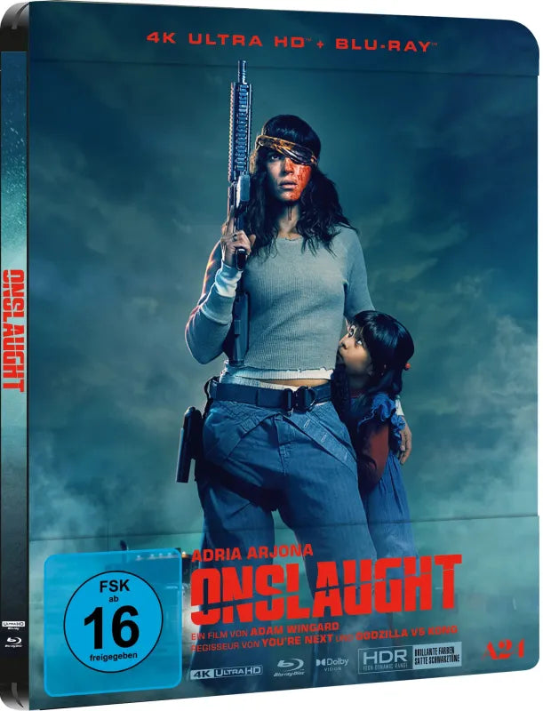 Onslaught (4K UHD, Plaion LE Steelbook, Region Free/B)