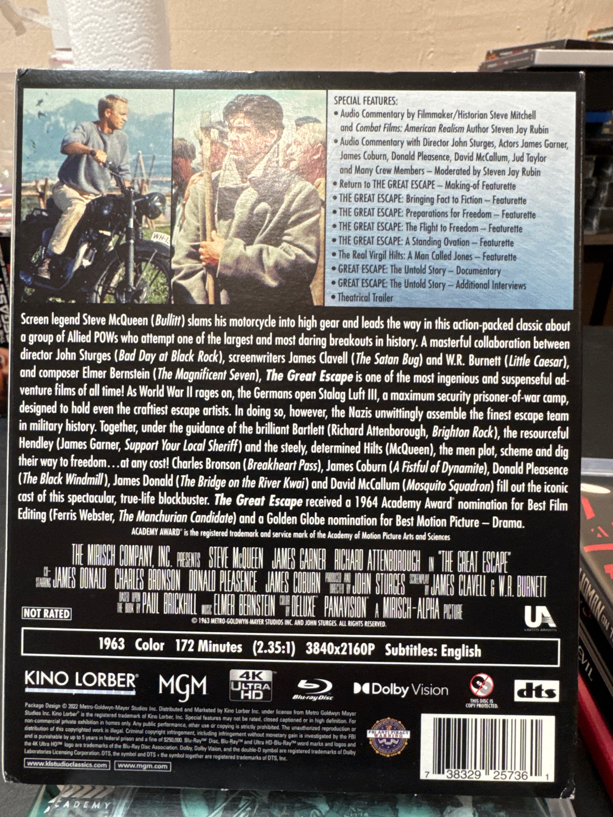 The Great Escape 4K UHD W/SLIP USED
