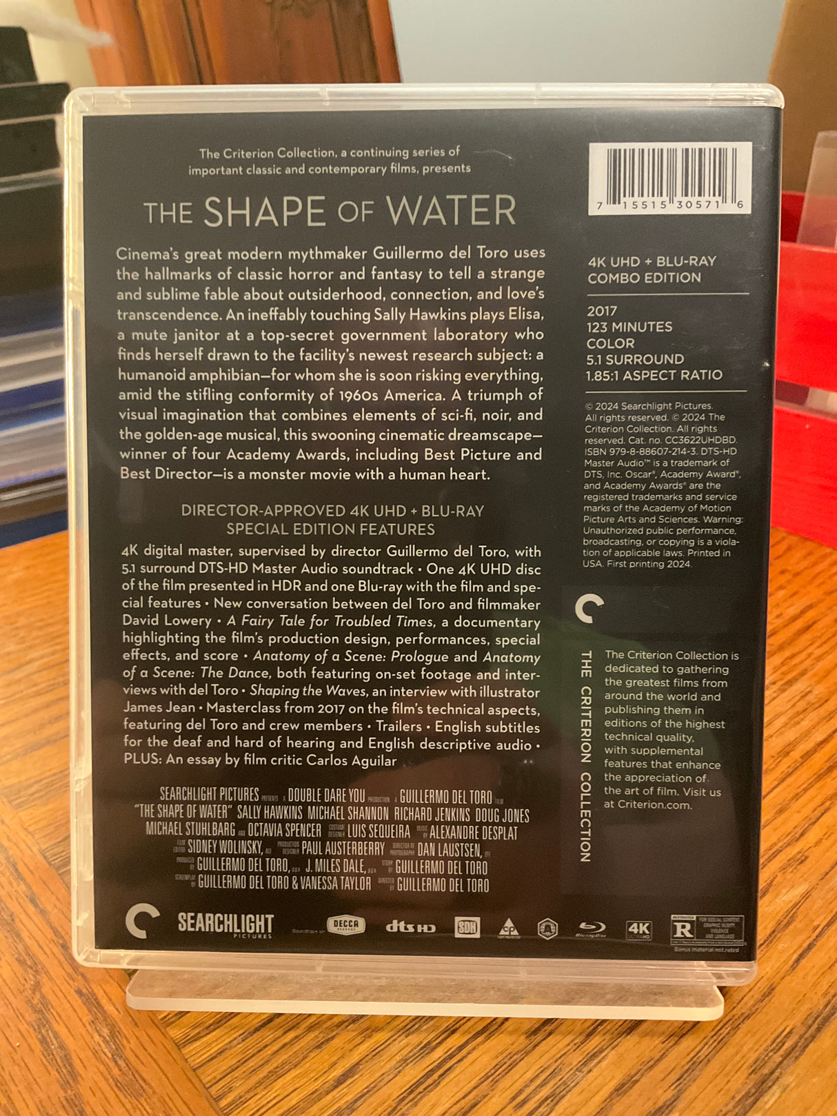 The Shape of Water (4K UHD, #1242) USED *SEE NOTE*
