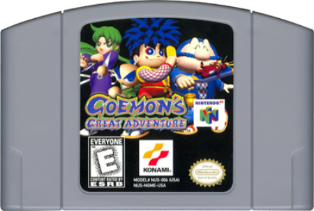 Goemon's Great Adventure Nintendo 64 LOOSE