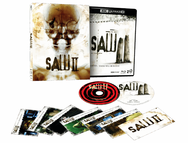 Saw II (4K UHD, Limited Edition Lenticular Hardcase, Region Free)