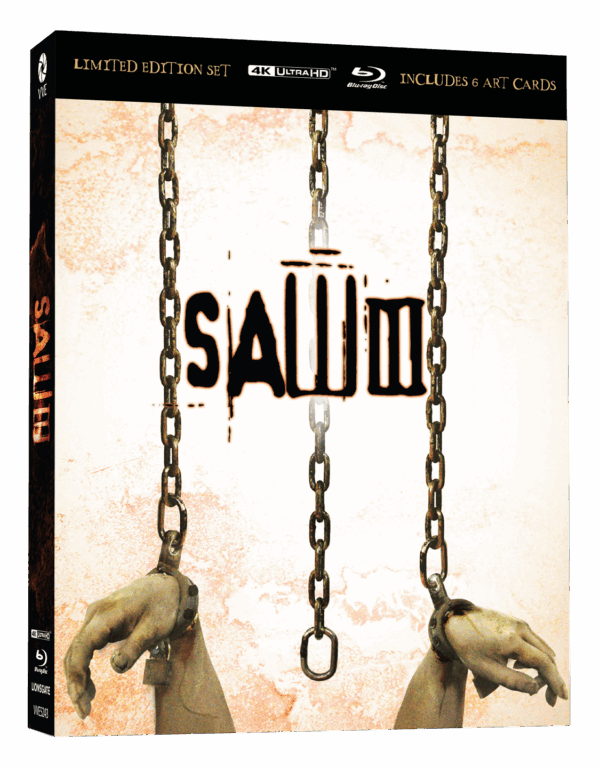 Saw III (4K UHD, Limited Edition Lenticular Hardcase, Region Free)