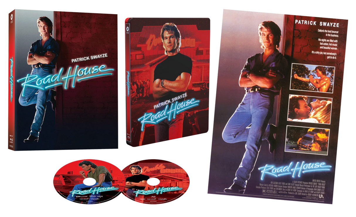 Road House (4K UHD, Via Vision Limited Edition Hardcase + Steelbook, Region Free)