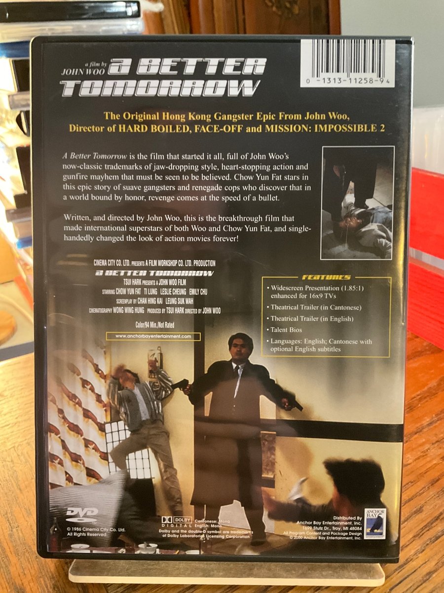 A Better Tomorrow DVD USED